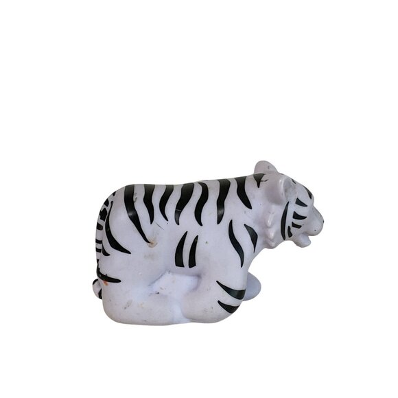 2011 Fisher Price Little People Zoo Talkers White Tiger Figurine Mattel - Picture 2 of 4